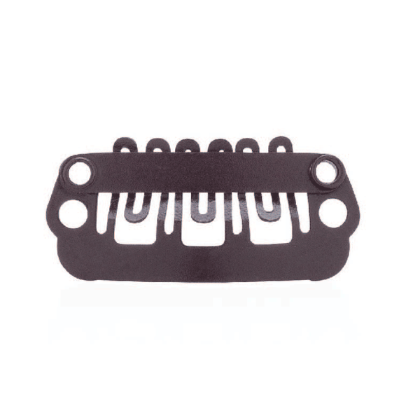6-FINGER CLIPS - SMALL BROWN, 12PC/BAG